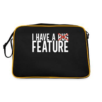 Programmer Computer Scientist - Retro Bag - black/gold - Back