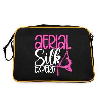 Expert en soie aérienne - Sac Retro - noir/or - Dos