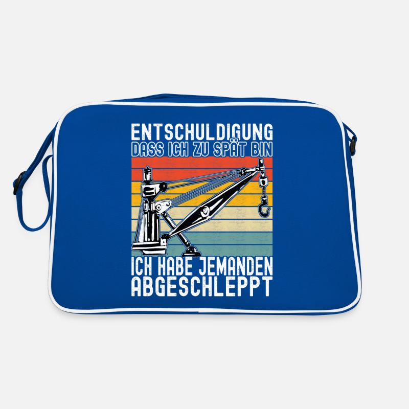 Abschleppwagen Abschleppdienst Retro Tasche