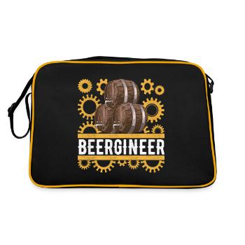 Beer brewers Beer brewing - Retro Bag - black/gold - Back