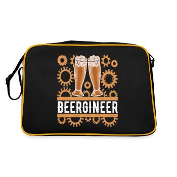 Beer brewers Beer brewing - Retro Bag - black/gold - Back