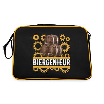 Beer brewers Beer brewing - Retro Bag - black/gold - Back