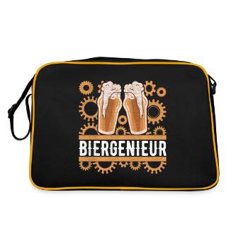 Beer brewers Beer brewing - Retro Bag - black/gold - Back