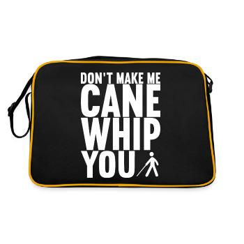 Blind visual impairment - Retro Bag - black/gold - Back