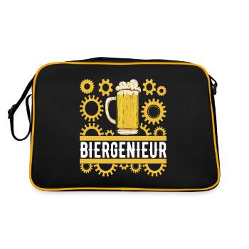Beer brewers Beer brewing - Retro Bag - black/gold - Back