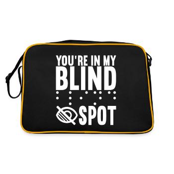 Blind visual impairment - Retro Bag - black/gold - Back
