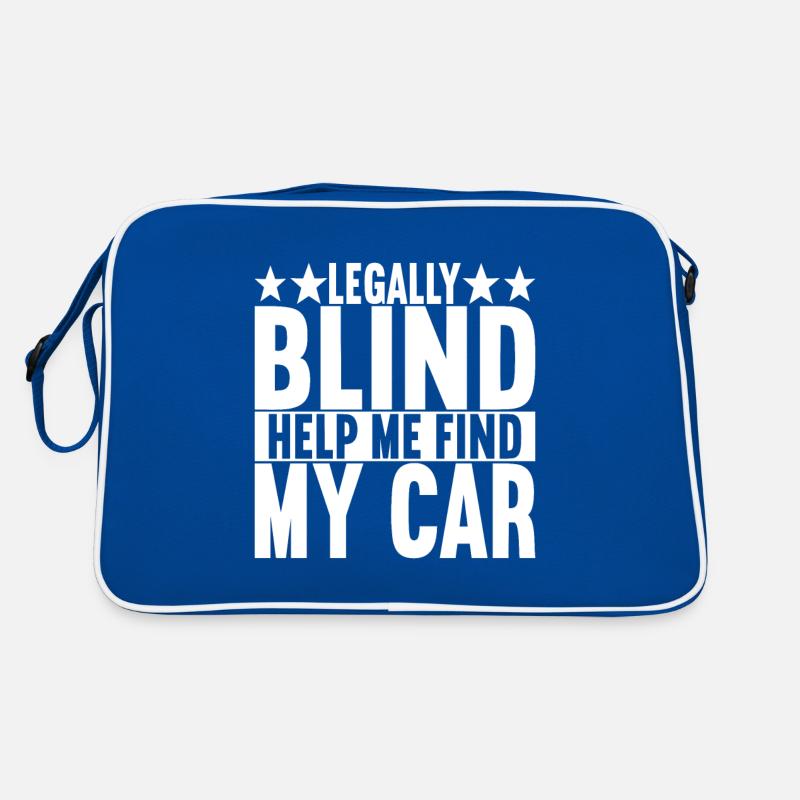 Blind Sehbehinderung Retro Tasche