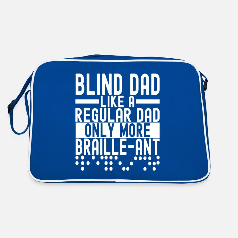 Blind Sehbehinderung Retro Tasche