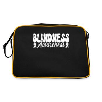 Blind visual impairment - Retro Bag - black/gold - Back