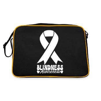Blind visual impairment - Retro Bag - black/gold - Back