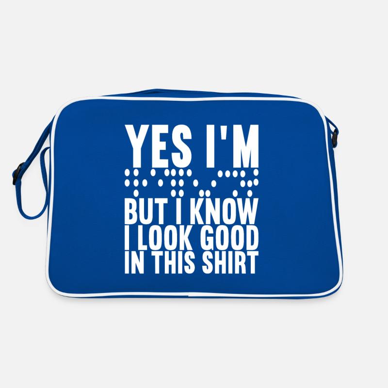 Blind Sehbehinderung Retro Tasche