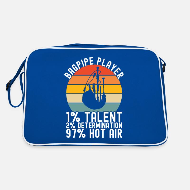 Dudelsack Dudelsackspieler Retro Tasche