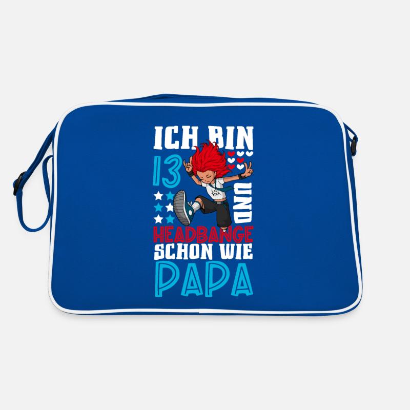 Ich bin 13 - Mädchen Rocker Retro Tasche