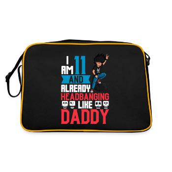 J’ai 11 ans - Young Rocker - Sac Retro - noir/or - Dos