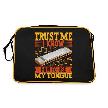 Harmonica Harmonica - Retro Bag - black/gold - Back