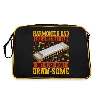 Harmonica Harmonica - Retro Bag - black/gold - Back