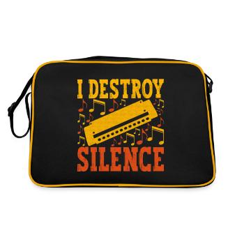 Harmonica Harmonica - Retro Bag - black/gold - Back