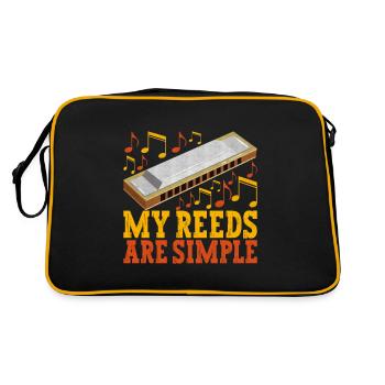 Harmonica Harmonica - Retro Bag - black/gold - Back