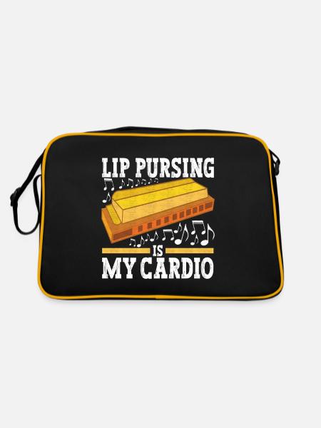 Harmonica Harmonica - Retro Bag - black/gold - Back
