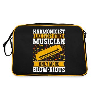 Harmonica Harmonica - Retro Bag - black/gold - Back