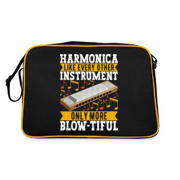 Harmonica Harmonica - Retro Bag - black/gold - Back