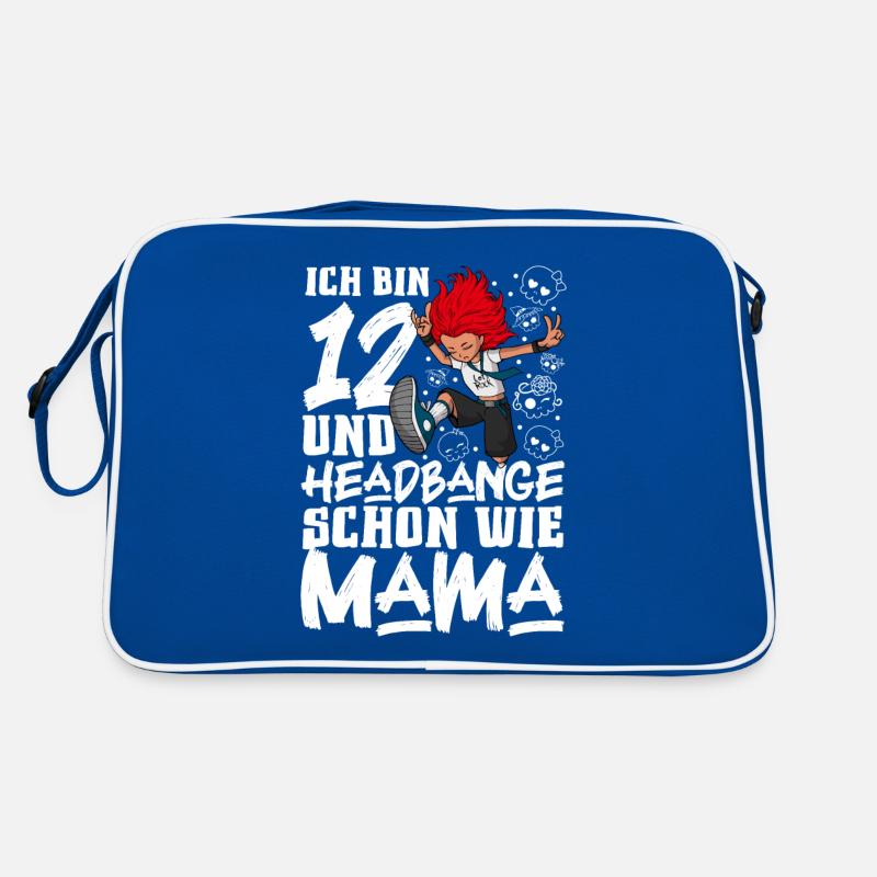 Ich bin 12 - Mädchen Rocker Retro Tasche