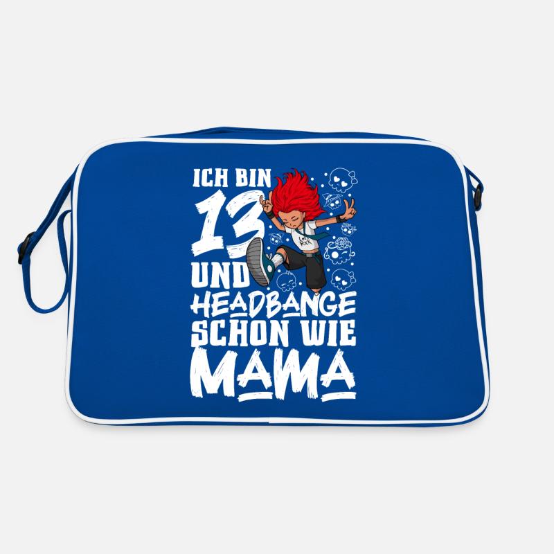 Ich bin 13 - Mädchen Rocker Retro Tasche