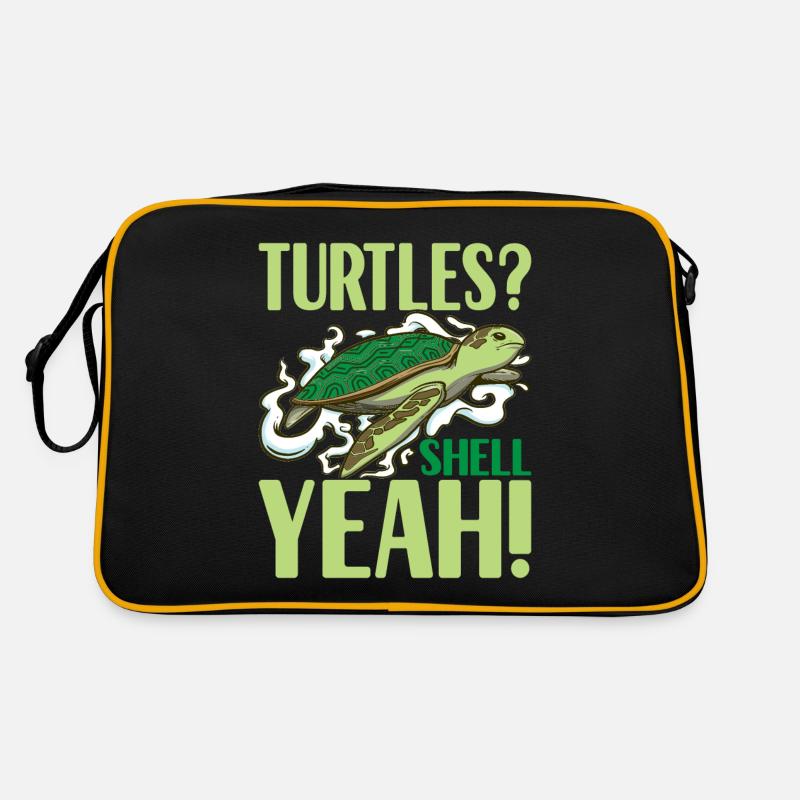 Turtle Turtle Aquatic turtle Retro Bag