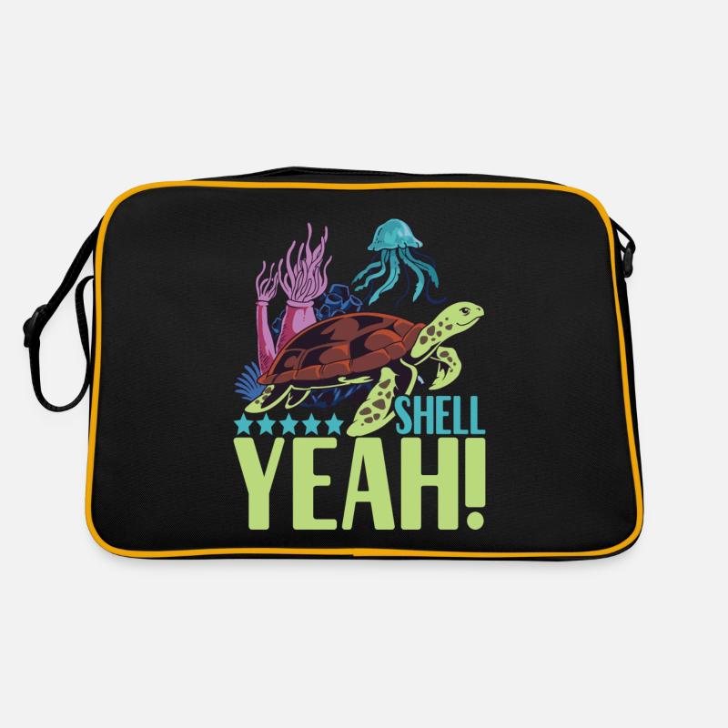 Turtle Turtle Aquatic turtle Retro Bag