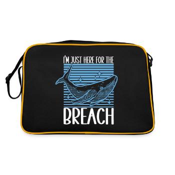 Whale Watchers - Retro Bag - black/gold - Back