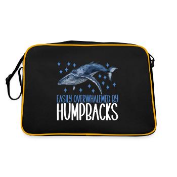 Whale Watchers - Retro Bag - black/gold - Back