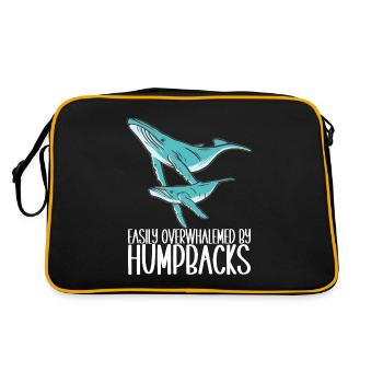 Whale Watchers - Retro Bag - black/gold - Back