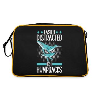 Whale Watchers - Retro Bag - black/gold - Back