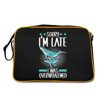 Whale Watchers - Retro Bag - black/gold - Back