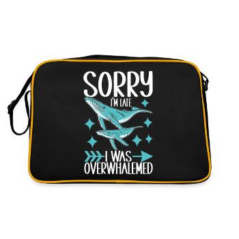 Whale Watchers - Retro Bag - black/gold - Back