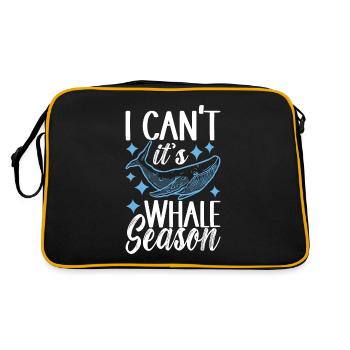 Whale Watchers - Retro Bag - black/gold - Back