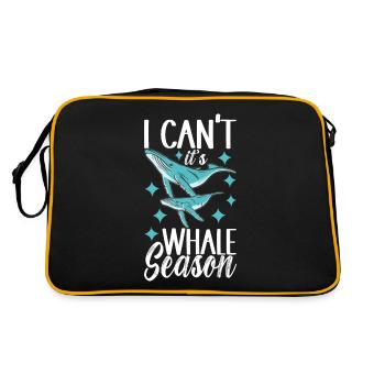Whale Watchers - Retro Bag - black/gold - Back