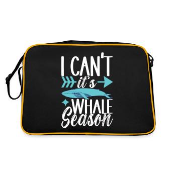 Whale Watchers - Retro Bag - black/gold - Back