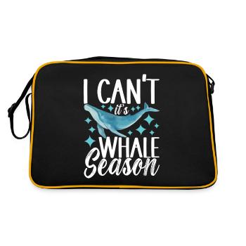Whale Watchers - Retro Bag - black/gold - Back