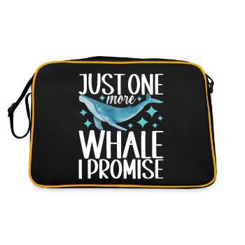 Whale Watchers - Retro Bag - black/gold - Back