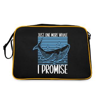 Whale Watchers - Retro Bag - black/gold - Back