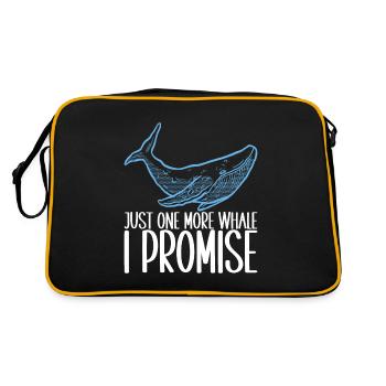 Whale Watchers - Retro Bag - black/gold - Back