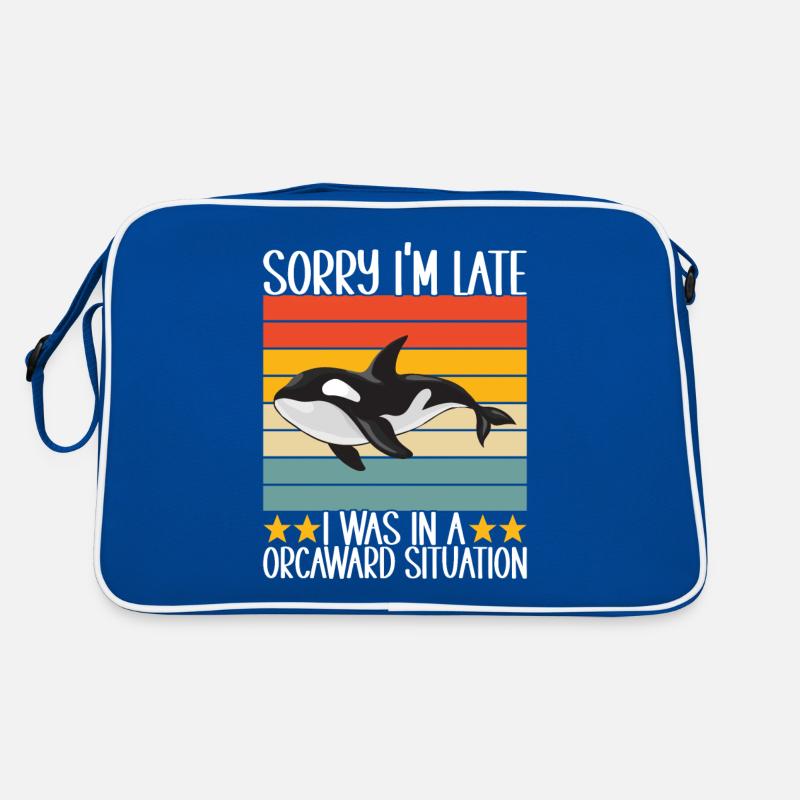 Wale Walbeobachter Orca Retro Tasche