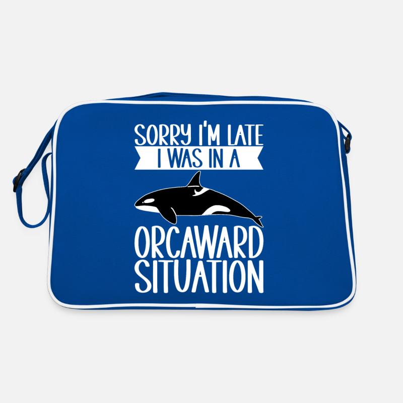 Wale Walbeobachter Orca Retro Tasche