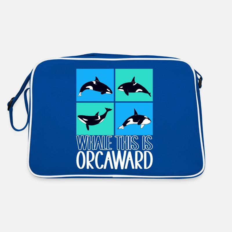 Wale Walbeobachter Orca Retro Tasche