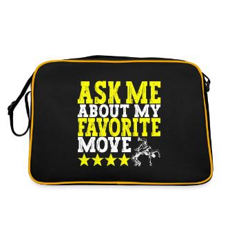Lutte Lutteurs Lutteurs - Sac Retro - noir/or - Dos