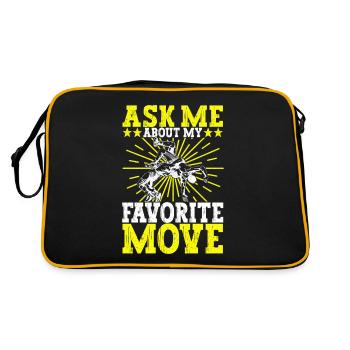 Lutte Lutteurs Lutteurs - Sac Retro - noir/or - Dos