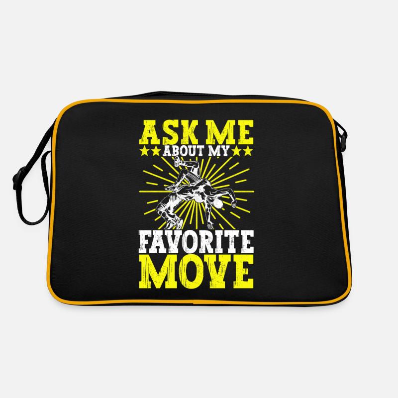 Wrestling Ringen Ringer Retro Tasche