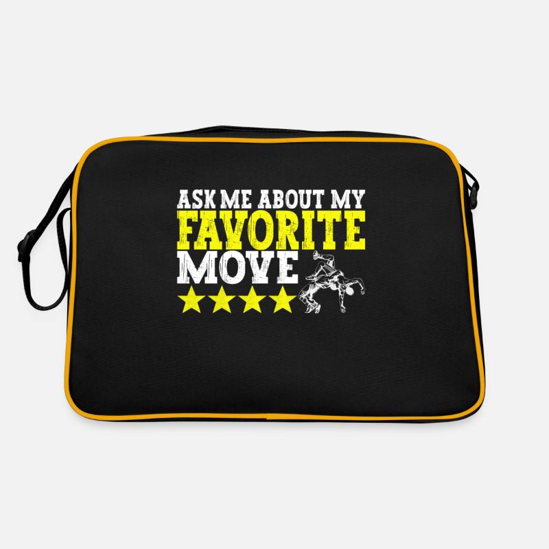 Wrestling Ringen Ringer Retro Tasche