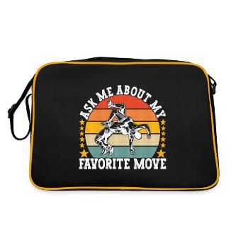 Lutte Lutteurs Lutteurs - Sac Retro - noir/or - Dos